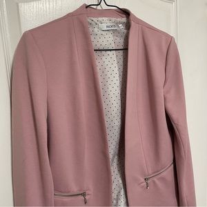 Ricki’s Blush Pink Blazer Jacket with Zippered Pockets